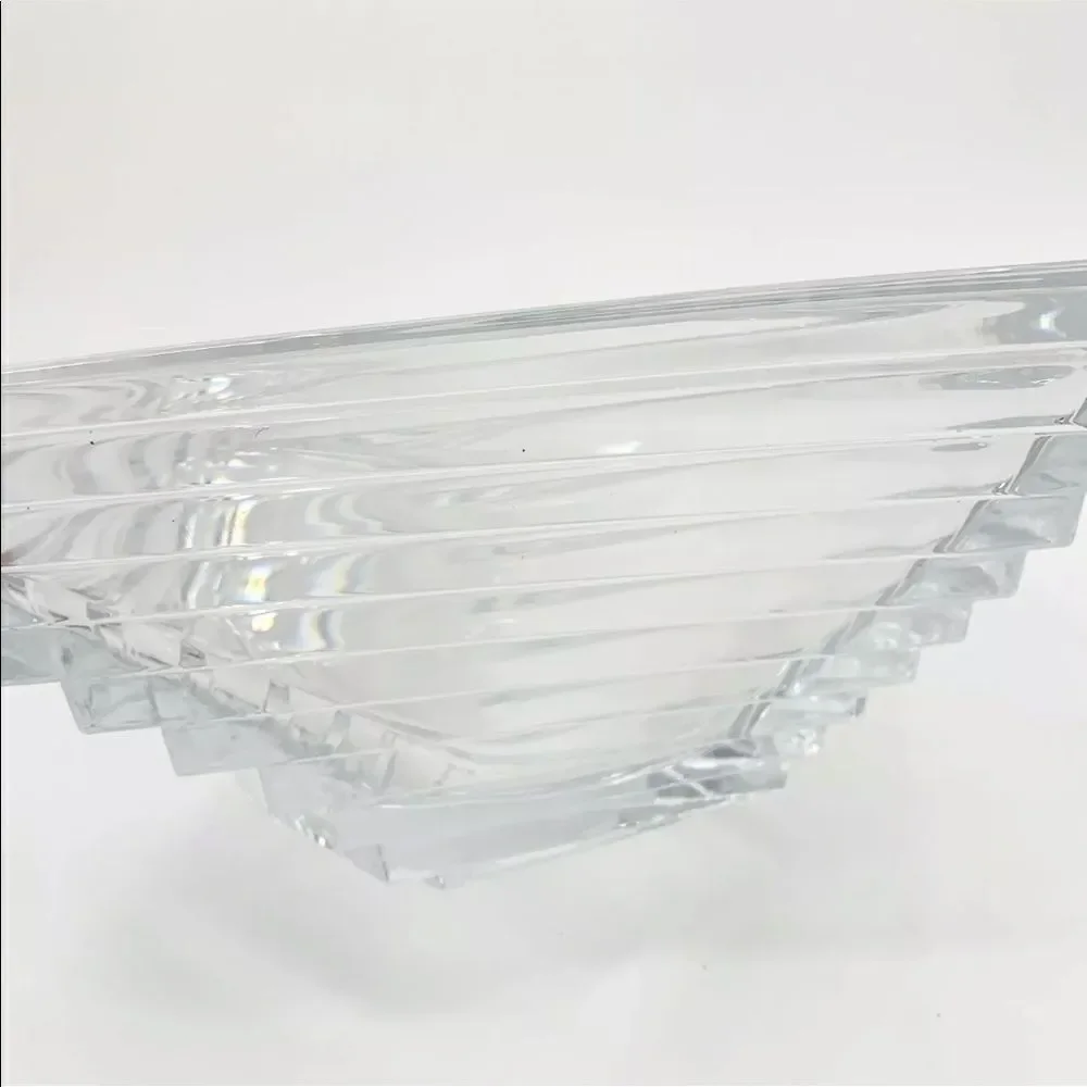 Twisted Steps French Crystal Bowl - Picture 2 of 6
